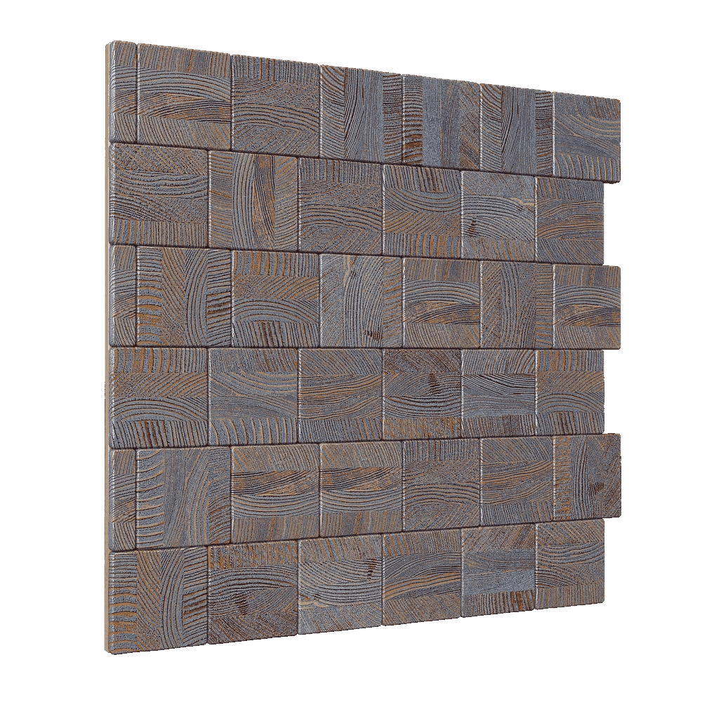 YourFoRest – Wall panel Mosaic Patina 3D Model