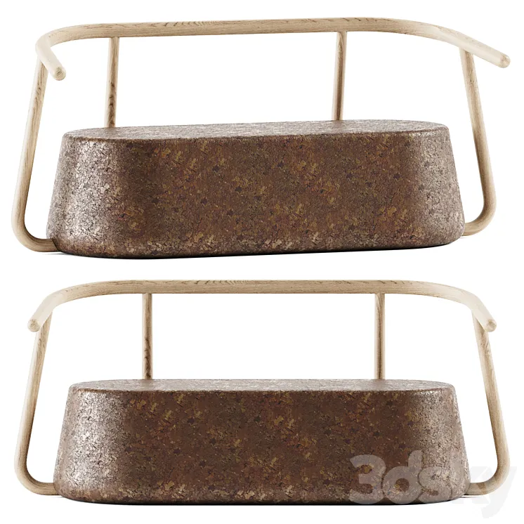 Ypsilon Sofa by BlackCork \/ Outdoor sofa 3D Model Free Download