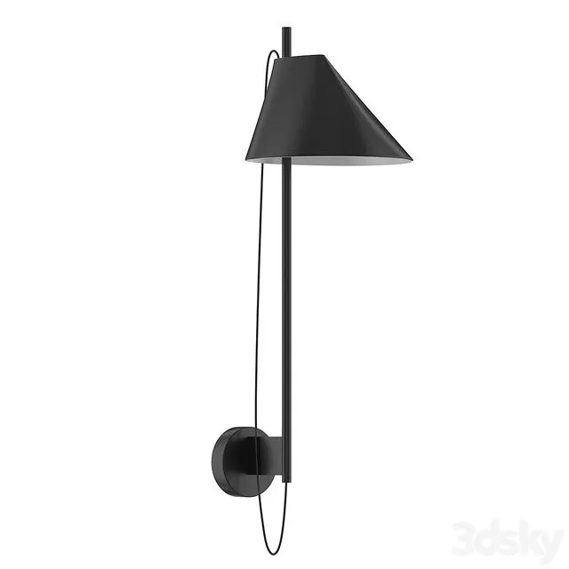 Yuh Wall Light by GamFratesi 3D Model