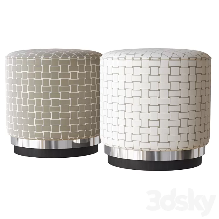 yulia pouf bespoke sofa 3D Model yulia pouf bespoke sofa 3D Model