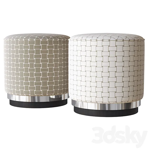 yulia pouf bespoke sofa 3DModel