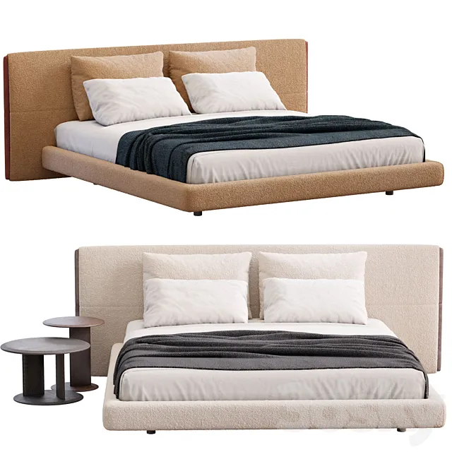 Yume Bed By Poliform 3D Model Yume Bed By Poliform 3D Model