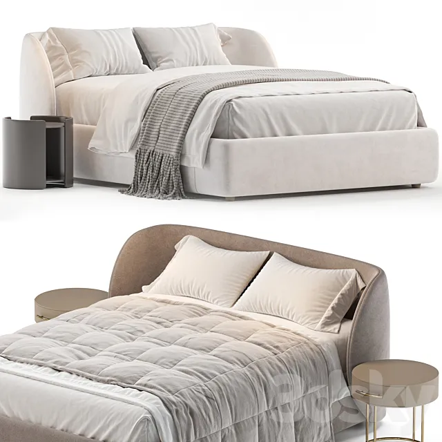 Yuna bed 3D Model Yuna bed 3D Model