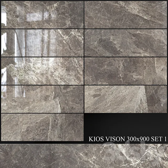 Yurtbay Seramik Kios Vison 300×900 Set 1 3D Model