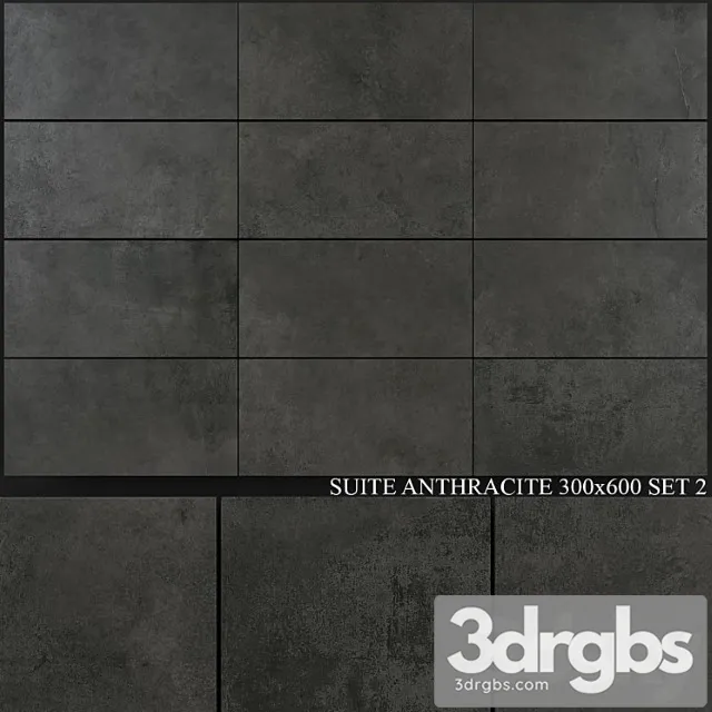 Yurtbay seramik suite anthracite 300×600 set 2 3D Model Download Yurtbay seramik suite anthracite 300×600 set 2 3D Model Download