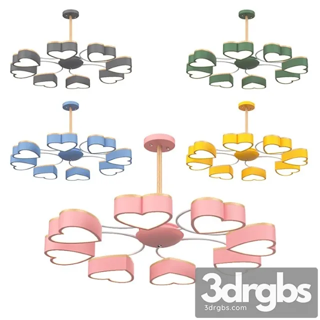 Yy lampatron hearts 3D Model Download