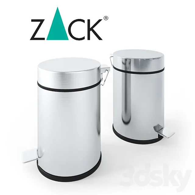 Zack Vasca Pedal Bin 3D Model Zack Vasca Pedal Bin 3D Model