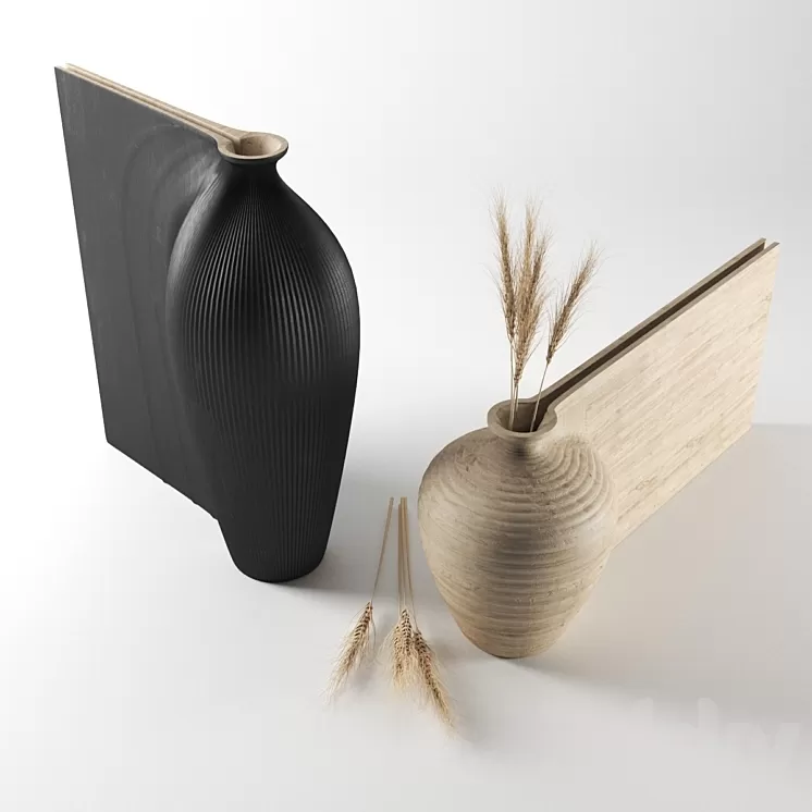 zaha hadid vases 3D Model