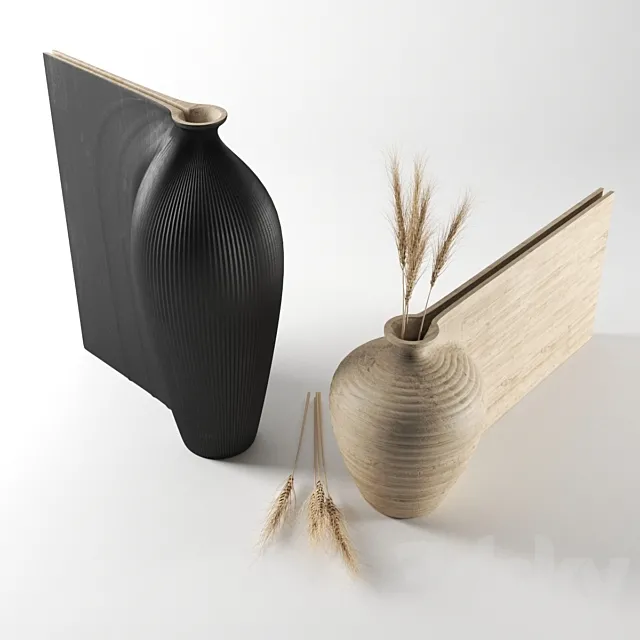 zaha hadid vases 3DModel