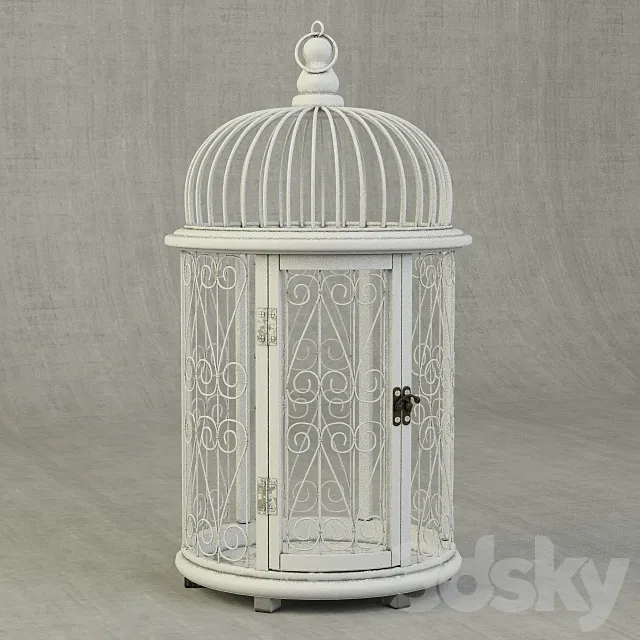 Zaida Decorative Cage _ ZARA HOME 3D Model Zaida Decorative Cage _ ZARA HOME 3D Model