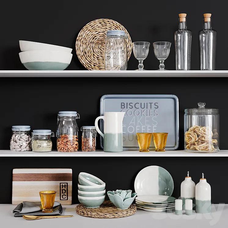 Zalato tableware 3D Model Free Download Zalato tableware 3D Model Free Download