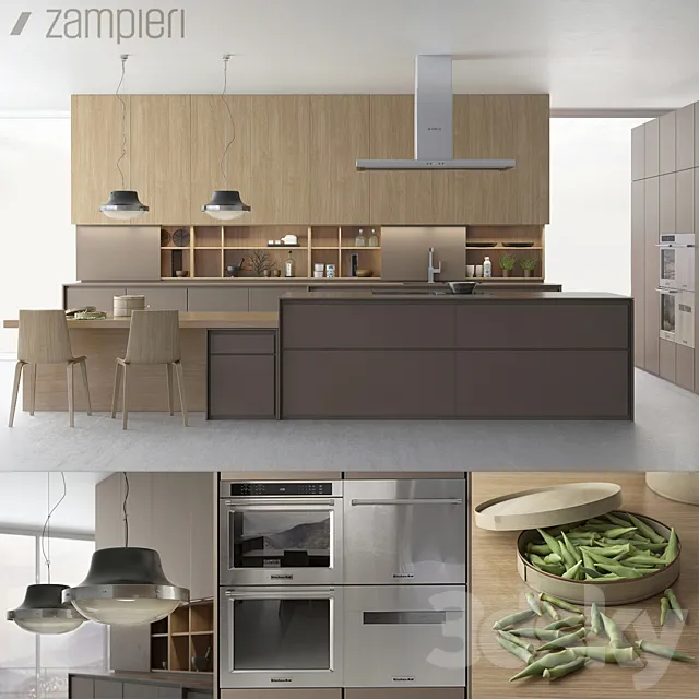 Zamprieri Kitchen 3DModel