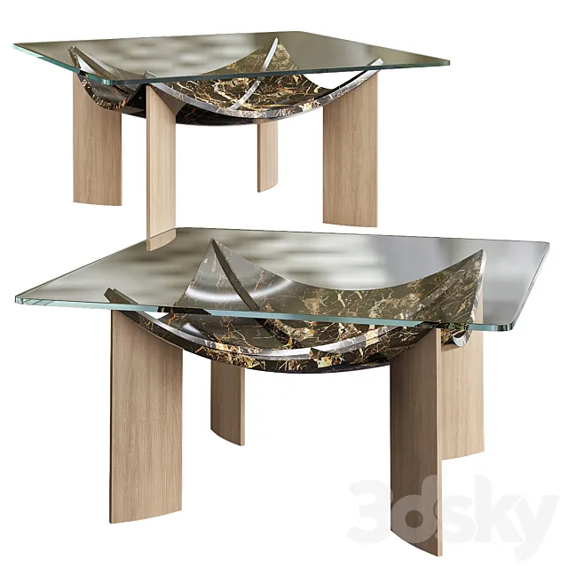 Zanaboni EBONY DINING TABLE 3DModel
