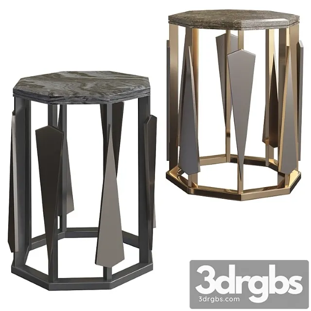 Zanaboni hexagonal tall side table 2 3D Model Download Zanaboni hexagonal tall side table 2 3D Model Download
