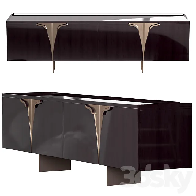 Zanaboni romance sideboard 3DModel Zanaboni romance sideboard 3DModel