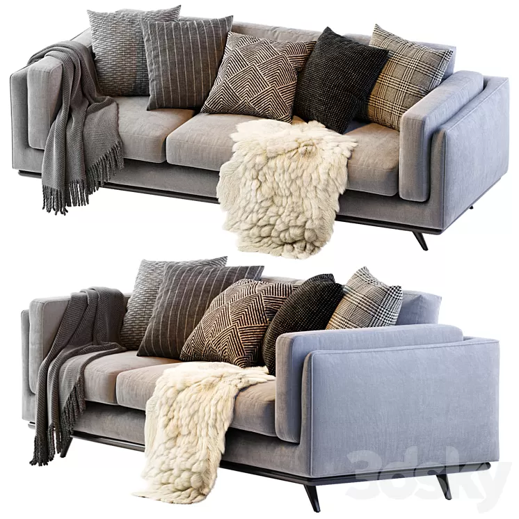 Zander sofa 3D Model Zander sofa 3D Model