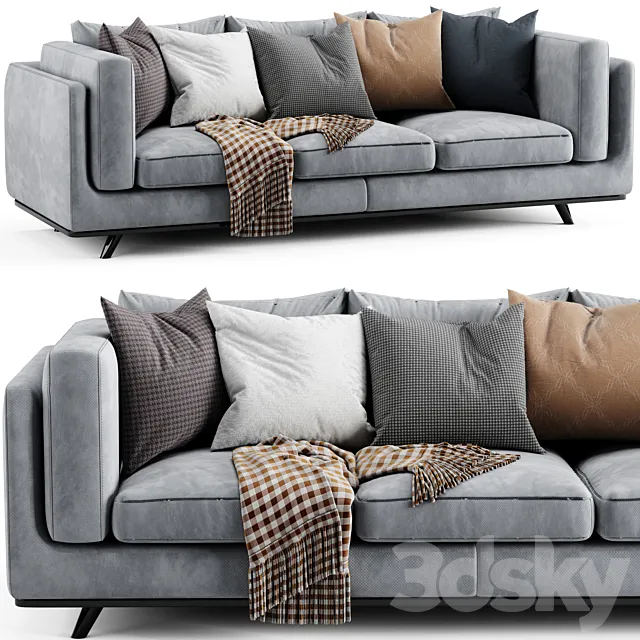 Zander sofa 3D Model Zander sofa 3D Model