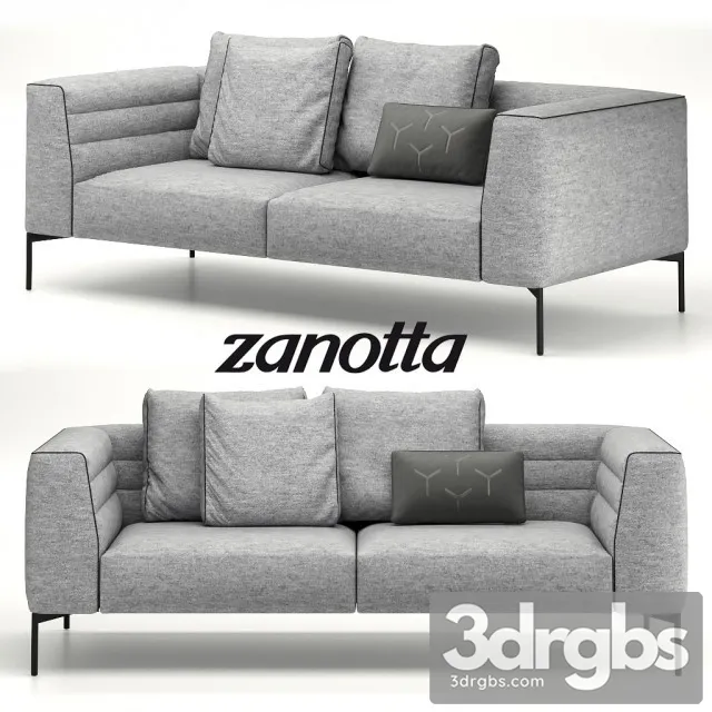 Zanotta Botero Sofa 3D Model Download Zanotta Botero Sofa 3D Model Download