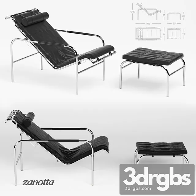 Zanotta genni 3D Model Download Zanotta genni 3D Model Download