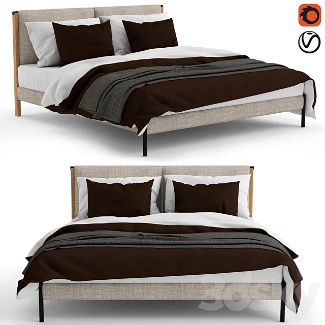 Zanotta ricordi bed 3DModel Zanotta ricordi bed 3DModel
