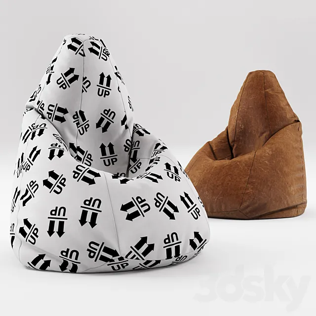 Zanotta sacco 3D Model Zanotta sacco 3D Model