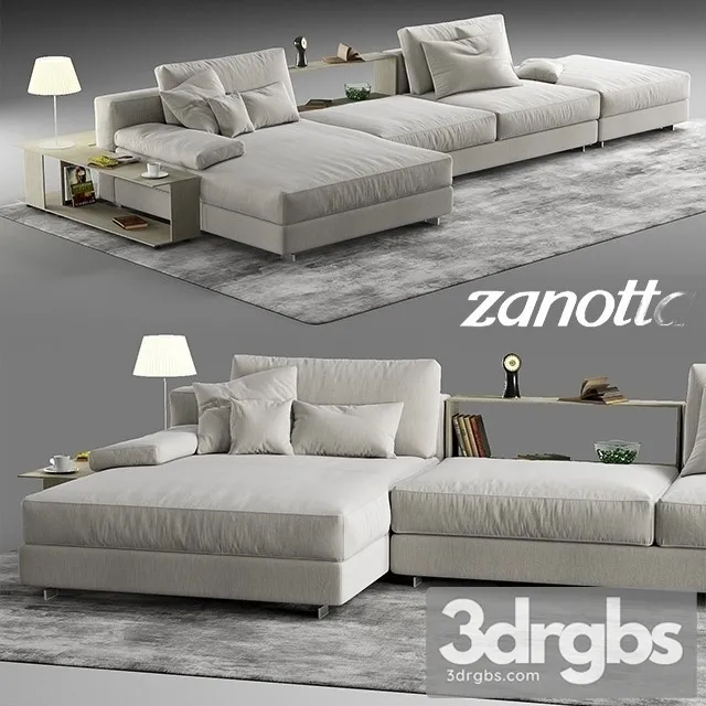 Zanotta Scott Sofa 01 3D Model Download Zanotta Scott Sofa 01 3D Model Download