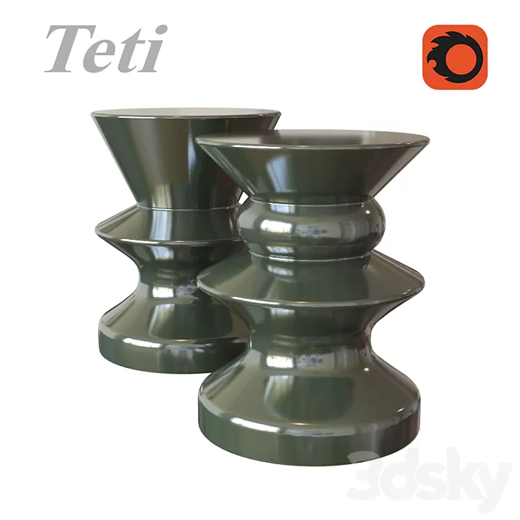 Zanotta teti 3D Model Zanotta teti 3D Model
