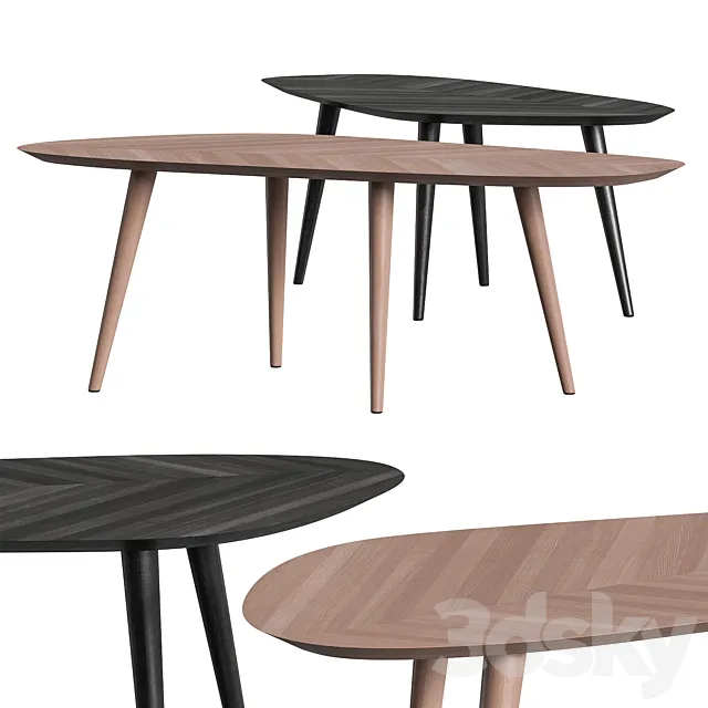 Zanotta Wweed Tables 3DModel