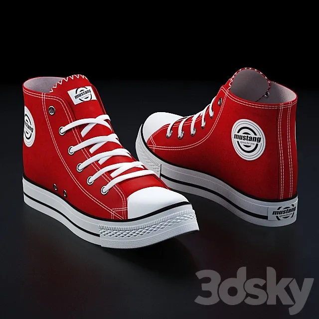 Zapatillas mustang 3DModel