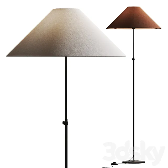 Zara Home Adjustable Floor Lamp 3D Model Zara Home Adjustable Floor Lamp 3D Model