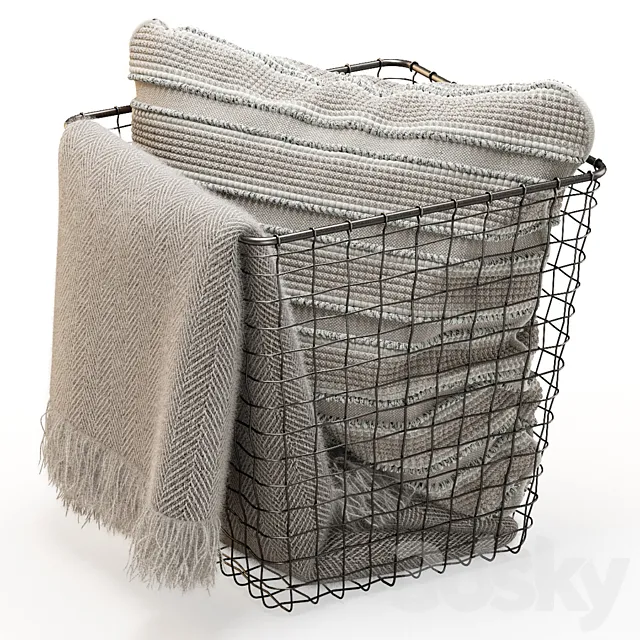 ZARA HOME basket 3D Model ZARA HOME basket 3D Model