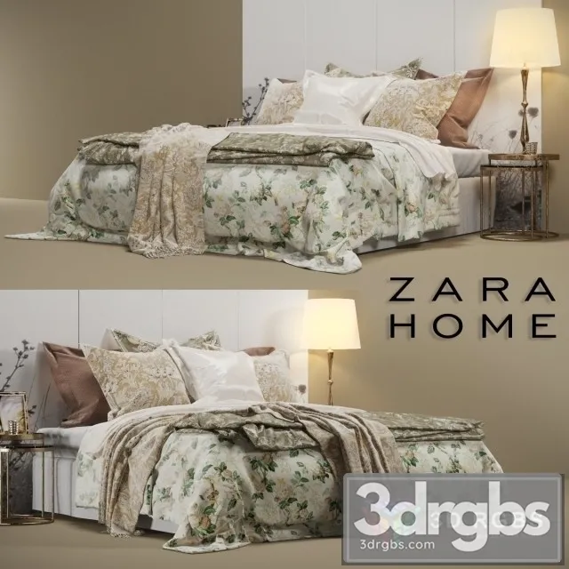 Zara Home Becken Sirene Bed 3D Model Download Zara Home Becken Sirene Bed 3D Model Download