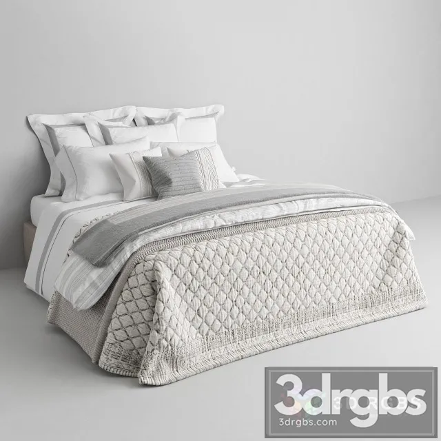 Zara Home Bed 3 3D Model Download Zara Home Bed 3 3D Model Download