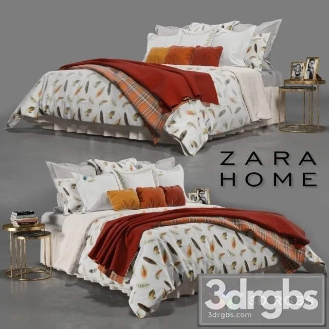 Zara Home Bed 3D Model Download Zara Home Bed 3D Model Download