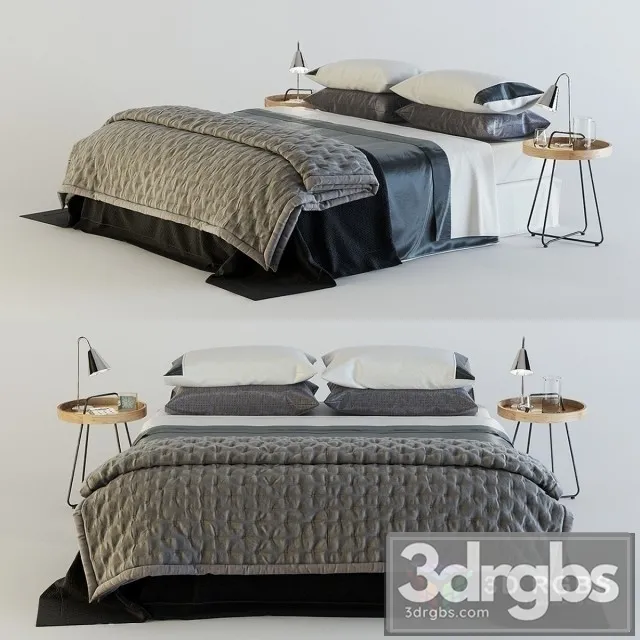 Zara Home Bed Set 3D Model Download Zara Home Bed Set 3D Model Download