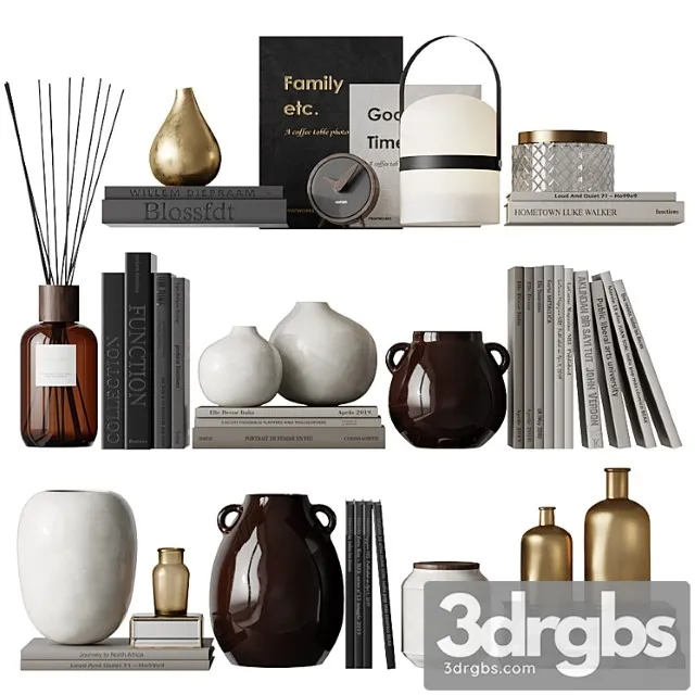 Zara Home Decor Set 2 3D Model Download Zara Home Decor Set 2 3D Model Download