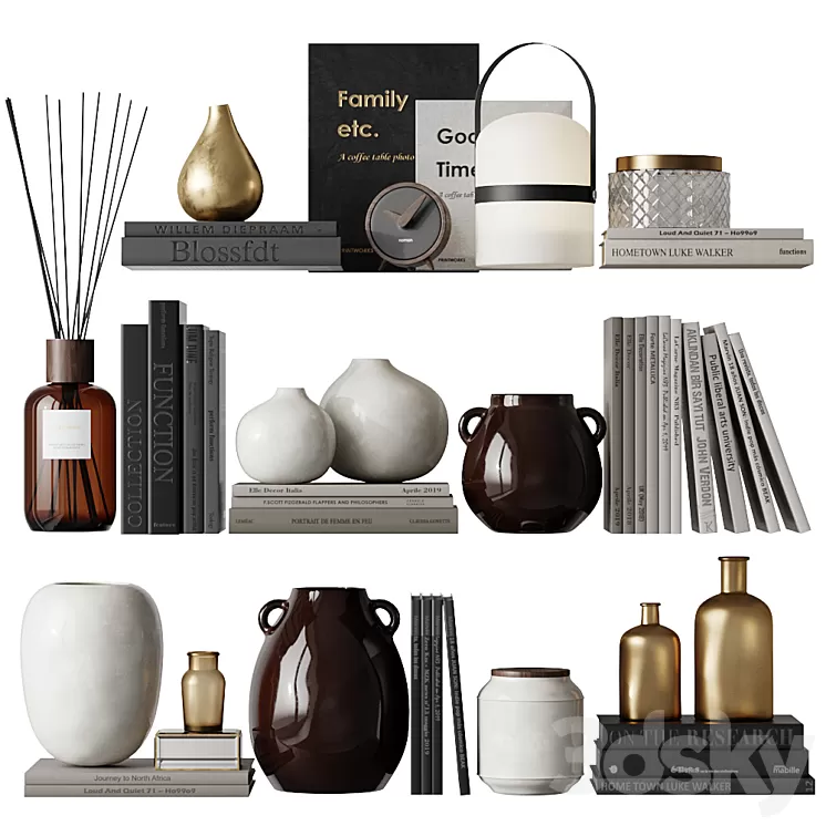 ZARA HOME Decor Set 3D Model