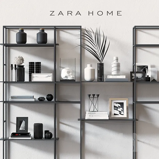 Zara Home Decor Set _ Corona 1.5 3DModel