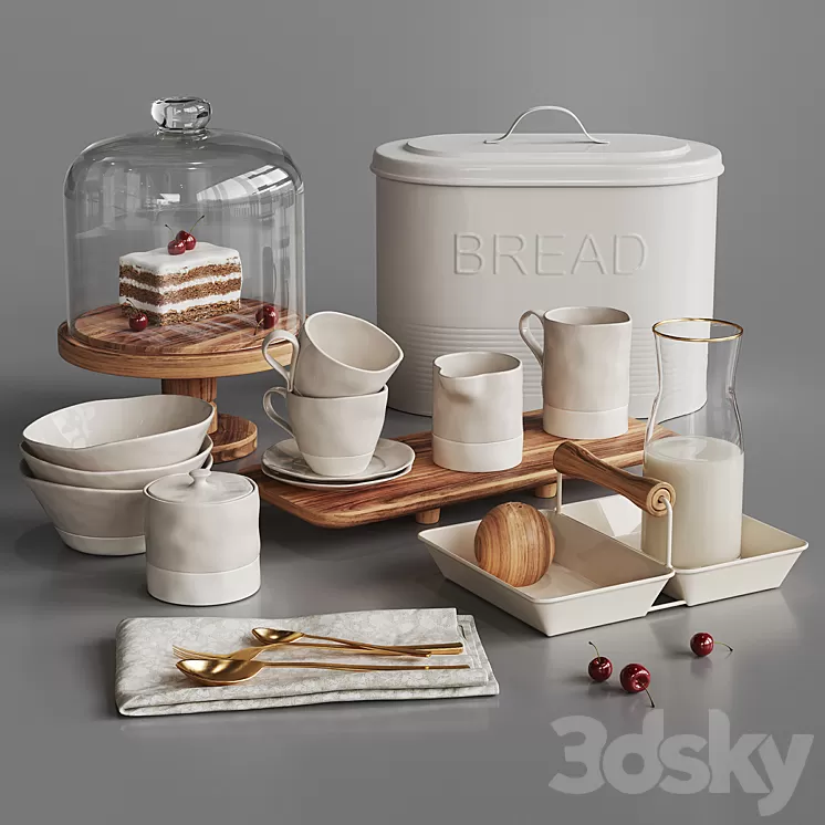 Zara Home Kitchen Decor 2 3D Model