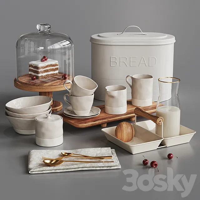 Zara Home Kitchen Decor 2 3D Model