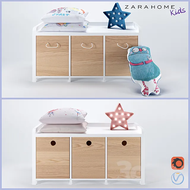 Zara Home Set 3DModel Zara Home Set 3DModel