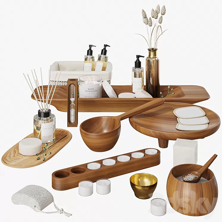 Zara Home Spa Collection 3D Model