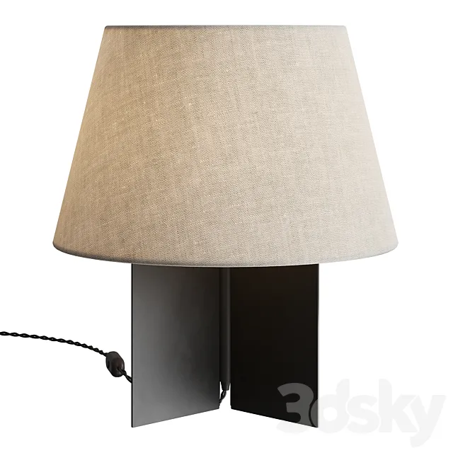 Zara Home Table Lamp 01 3D Model Zara Home Table Lamp 01 3D Model
