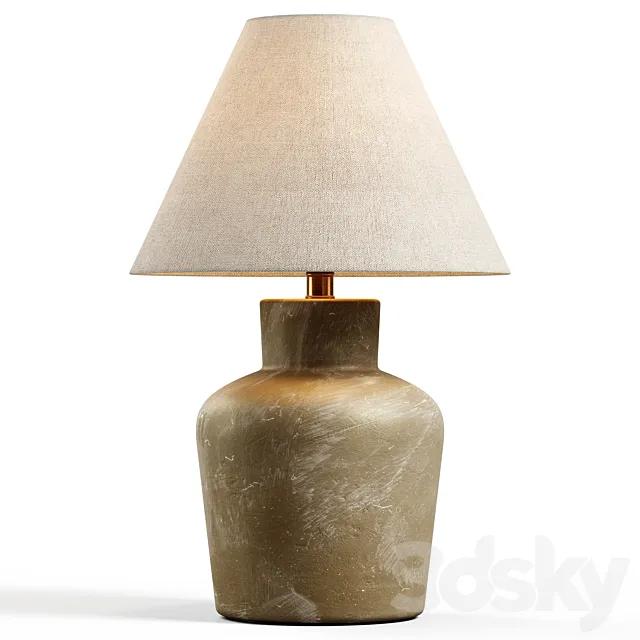 Zara Home – The ceramic lamp 3D Model Zara Home – The ceramic lamp 3D Model