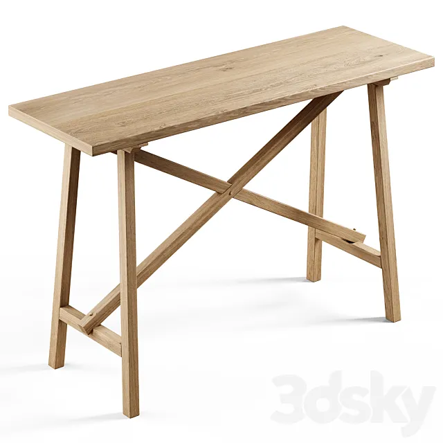 Zara Home – The console is made of recycled wood 3D Model