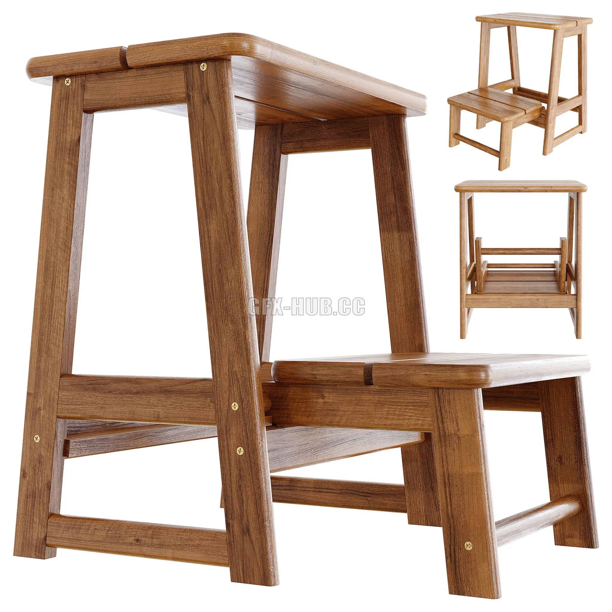 Zara Home The Folding Ladder 3D Model