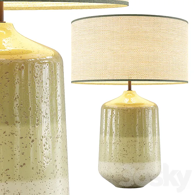 Zara Home – The lamp with ceramic base 3D Model Zara Home – The lamp with ceramic base 3D Model
