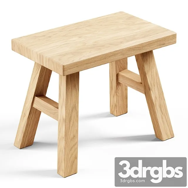 Zara Home The Small Stool 3D Model Download