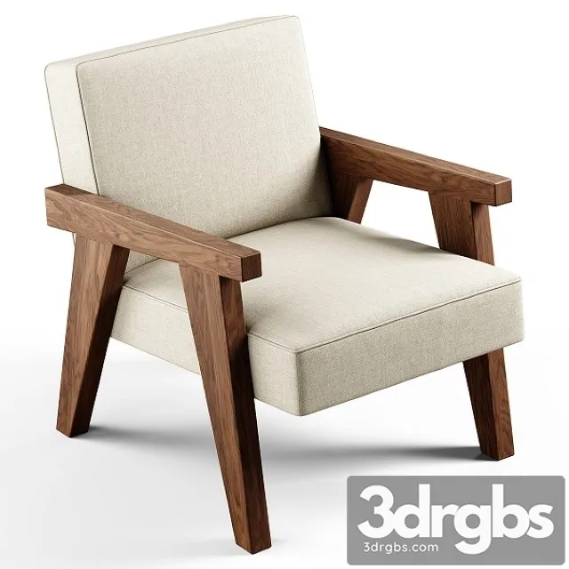 Zara Home The Walnut Armchair 3D Model Download Zara Home The Walnut Armchair 3D Model Download