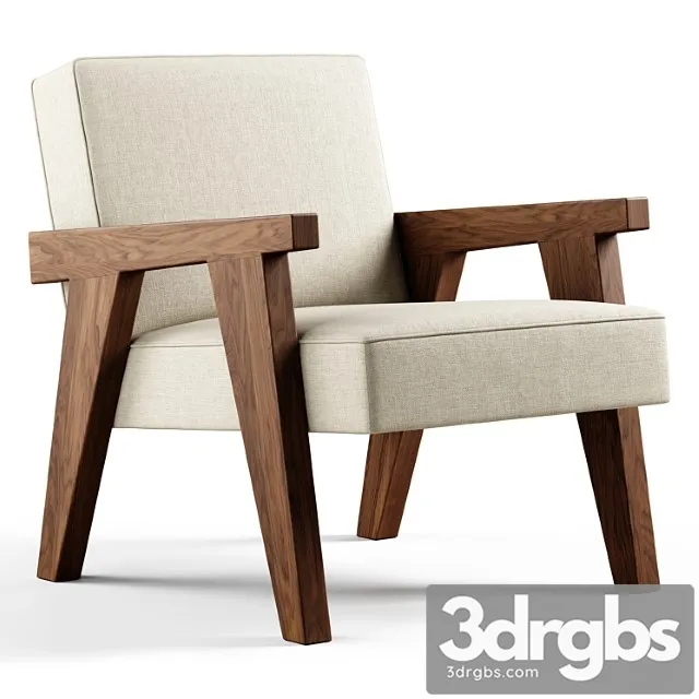 Zara home – the walnut armchair with hemp upholstery 3D Model Download Zara home – the walnut armchair with hemp upholstery 3D Model Download